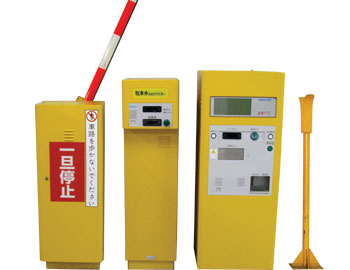 コインパーキング 100円パーキング 精算機 アマノ 中古品倉庫保管
